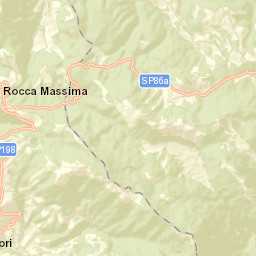 Rocca Massima Street Map