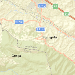 Sgurgola Street Map