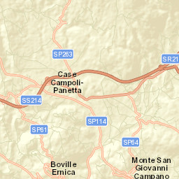 Monte San Giovanni Campano Street Map