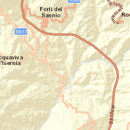 Roccasicura Street Map