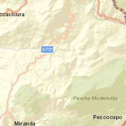 Provincia di Isernia Street Map
