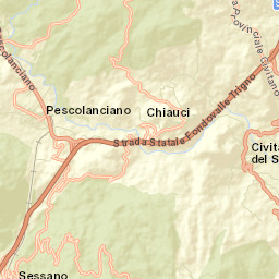 Civitanova del Sannio Street Map