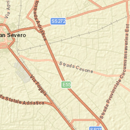 San Severo Street Map