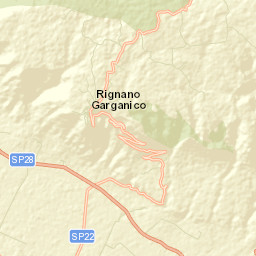 Rignano Garganico Street Map