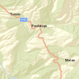 Peshkopi Street Map