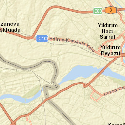 Kastaniés Street Map