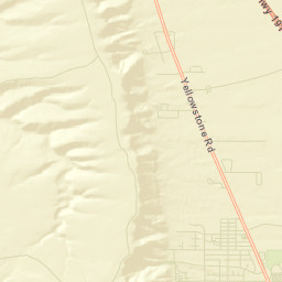 North Rock Springs Street Map