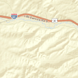 Sweetwater County Street Map
