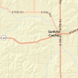 Guthrie Center Street Map