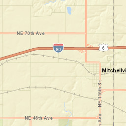 Mitchellville Street Map
