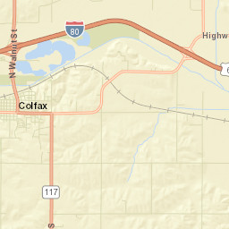 Colfax Street Map