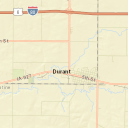 Durant Street Map