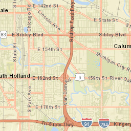 Burnham Street Map