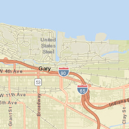 Gary Street Map