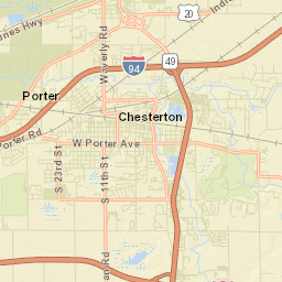 Chesterton Street Map