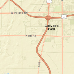 Saint Joseph County Street Map