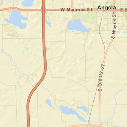 Angola Street Map