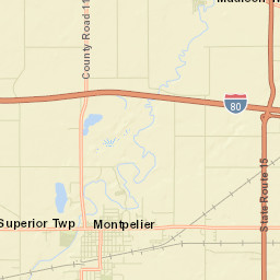 West Woodly Addition Ohio Street Map