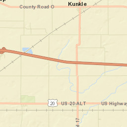 Kunkle Ohio Street Map