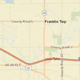 Zone Ohio Street Map