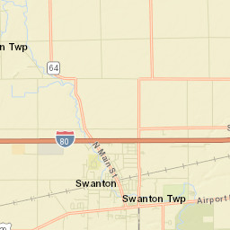 Swanton Ohio Street Map