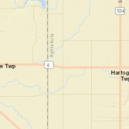 Hartsgrove Ohio Street Map