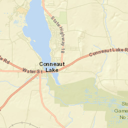 Conneaut Lakeshore Street Map