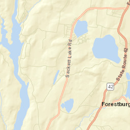 Squirrels Corners New York Street Map