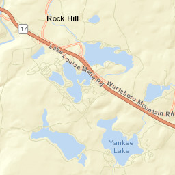 Yankee Lake New York Street Map