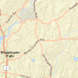 Wappingers Falls New York Street Map