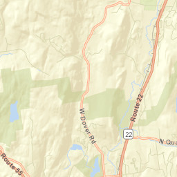 Hurd Corners New York Street Map