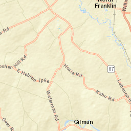 Lebanon Connecticut Street Map