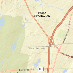 West Greenwich Street Map