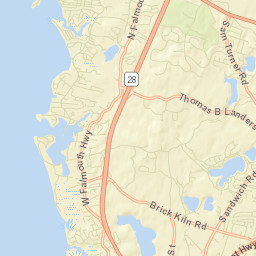 West Falmouth Street Map