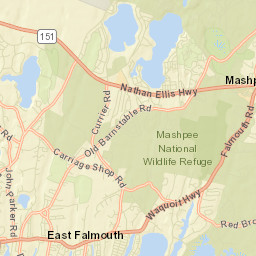 East Falmouth Street Map