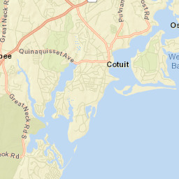 Cotuit Street Map