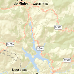 Vieira do Minho Street Map