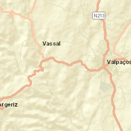 Valpaços Street Map