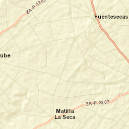 Matilla la Seca Street Map