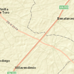 Benafarces Street Map