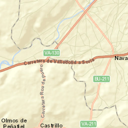 Nava de Roa Street Map