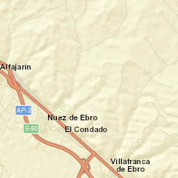 Nuez de Ebro Street Map
