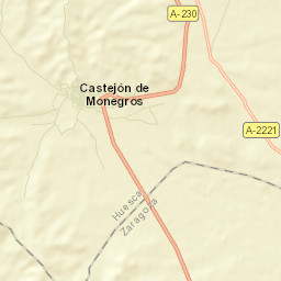Castejón de Monegros Street Map