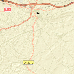 Bellpuig Street Map
