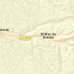 Verdú Street Map