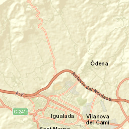 Igualada Street Map