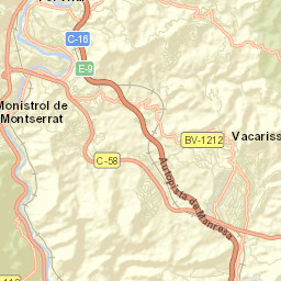Monistrol de Montserrat Street Map