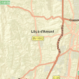 Canovelles Street Map