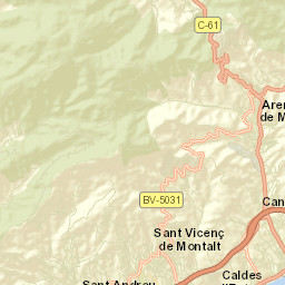 Arenys de Munt Street Map