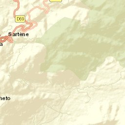 Sartène Street Map